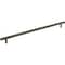 Jeffrey Alexander 305 mm Center-to-Center Brushed Pewter Square Dominique Cabinet Bar Pull 845-305BNBDL - alternate 1